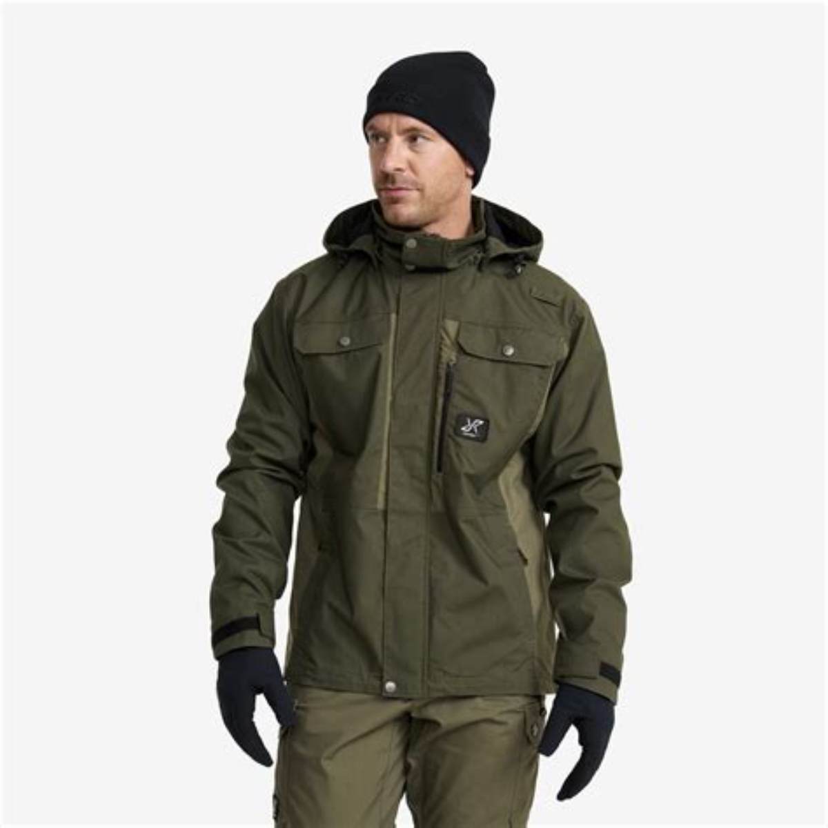 Field Pro Warm Outdoor Jacket Men Grape Leaf/Forest Night