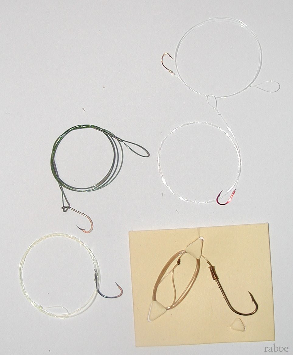 Fishing tackle: hooks, weights, and terminal gear