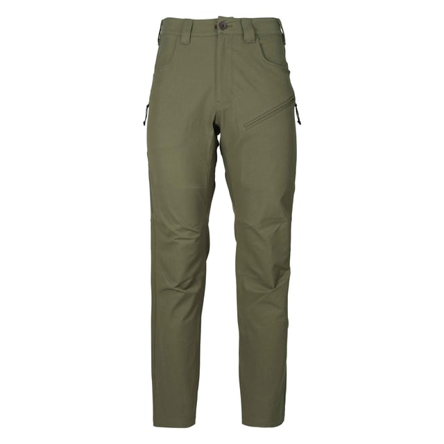 First Lite Men's 308 Pant in Conifer green, front view