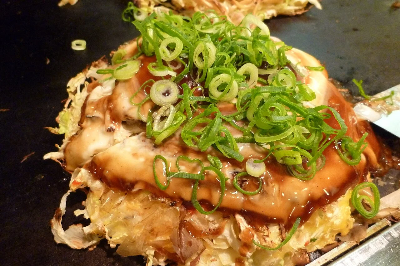 Okonomiyaki (Japanese Savory Pancake)