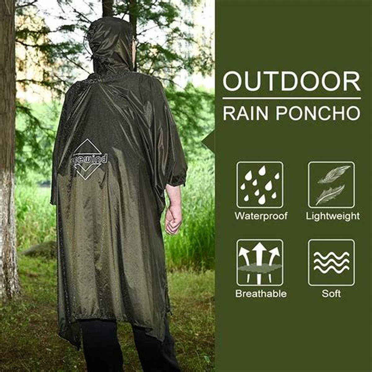 Rainbird Poncho / Silnylon Poncho-Tarp by Various