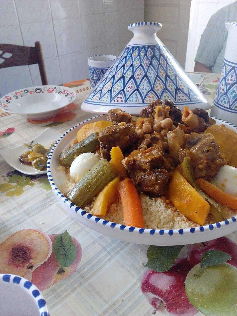 Algerian Couscous with Meat and Vegetables