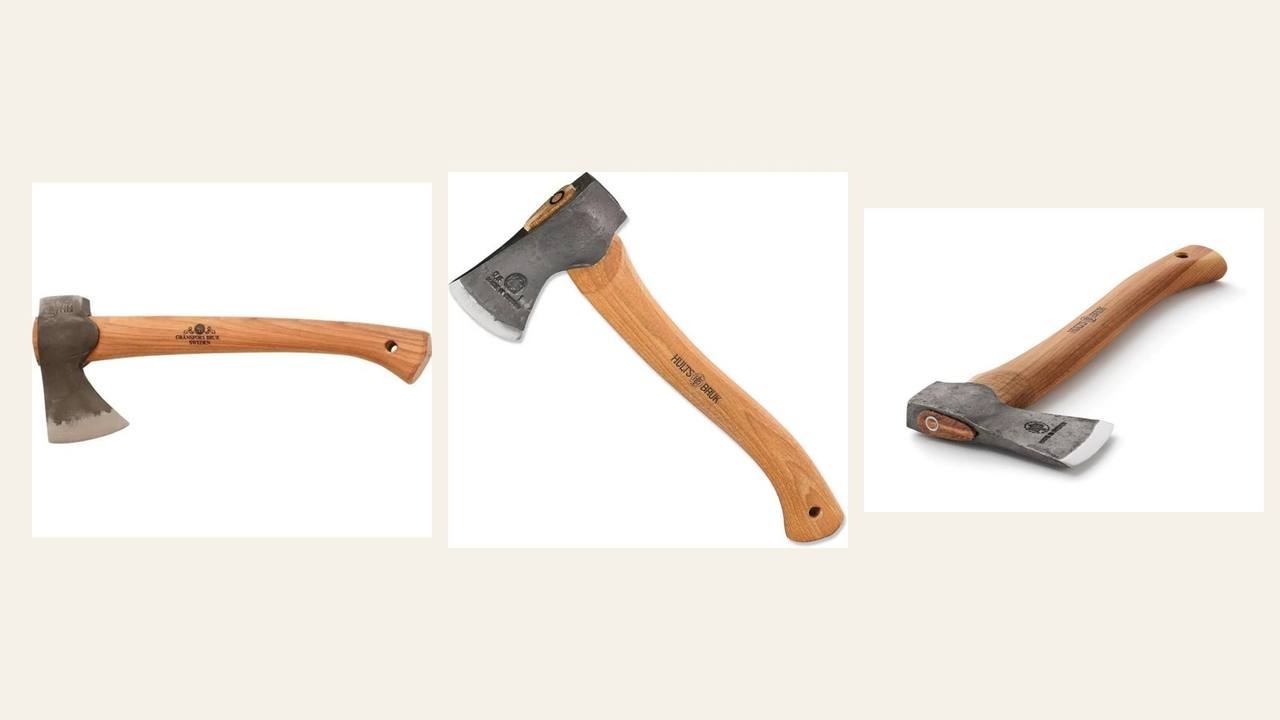 Top 10 Hatchets for Camping and Bushcraft: product photos of the top three picks