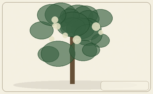 Stylized form diagram for Upas tree