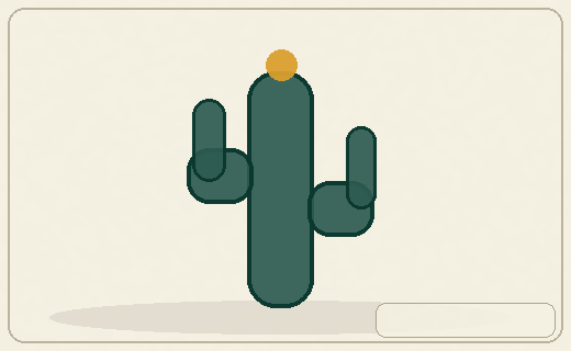 Stylized form diagram for Barrel cacti