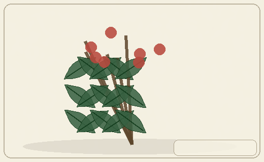 Stylized form diagram for Bog rosemary