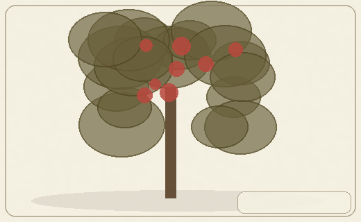 Stylized form diagram for Bush mango