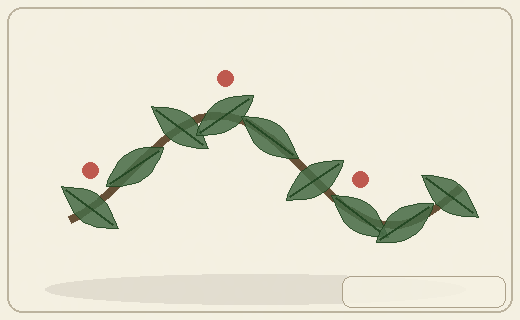 Stylized form diagram for Cat’s-claw vine