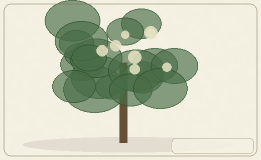 Stylized form diagram for Copaiba trees