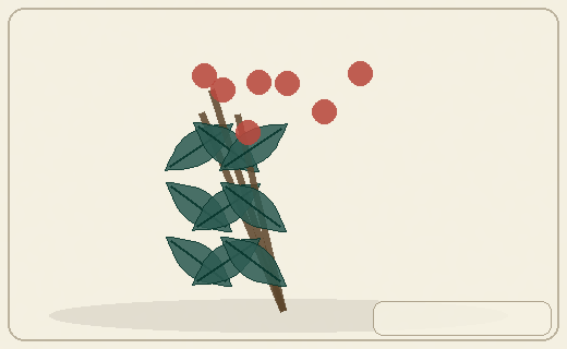 Stylized form diagram for Dumbcane