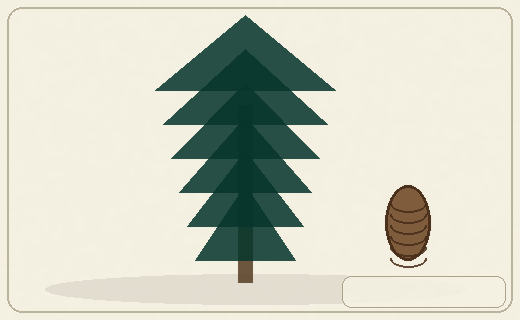 Stylized form diagram for Common juniper