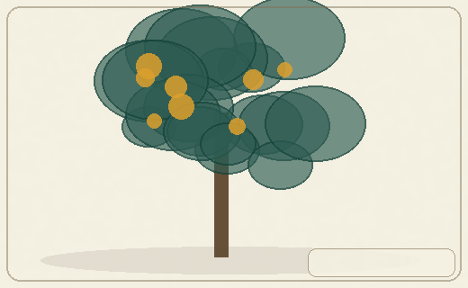 Stylized form diagram for Pacific pandanus