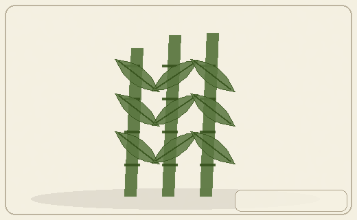 Stylized form diagram for River cane