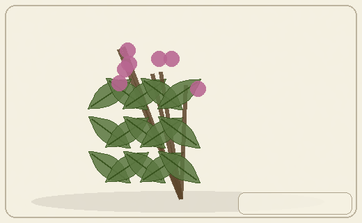 Stylized form diagram for Wild roses